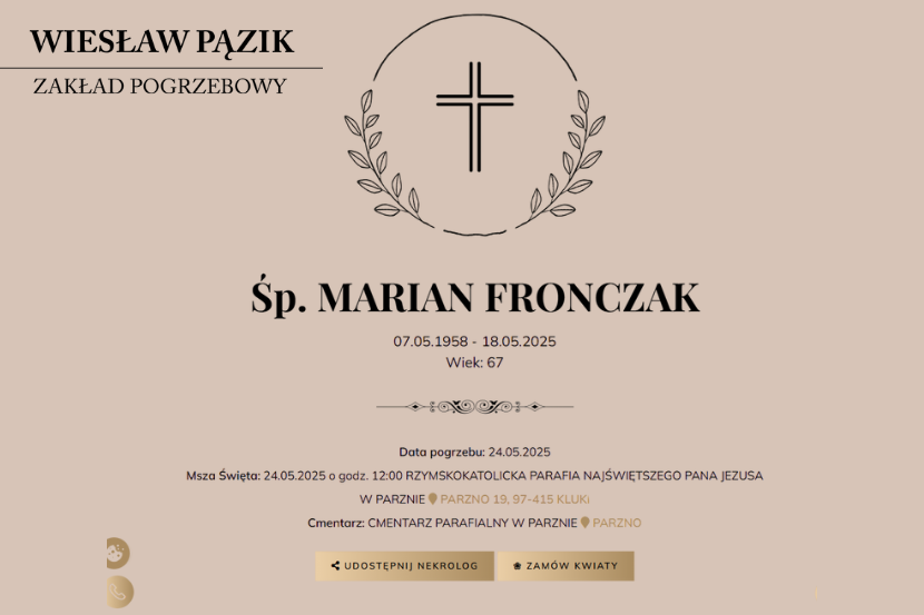 Pązik e-Nekrologi